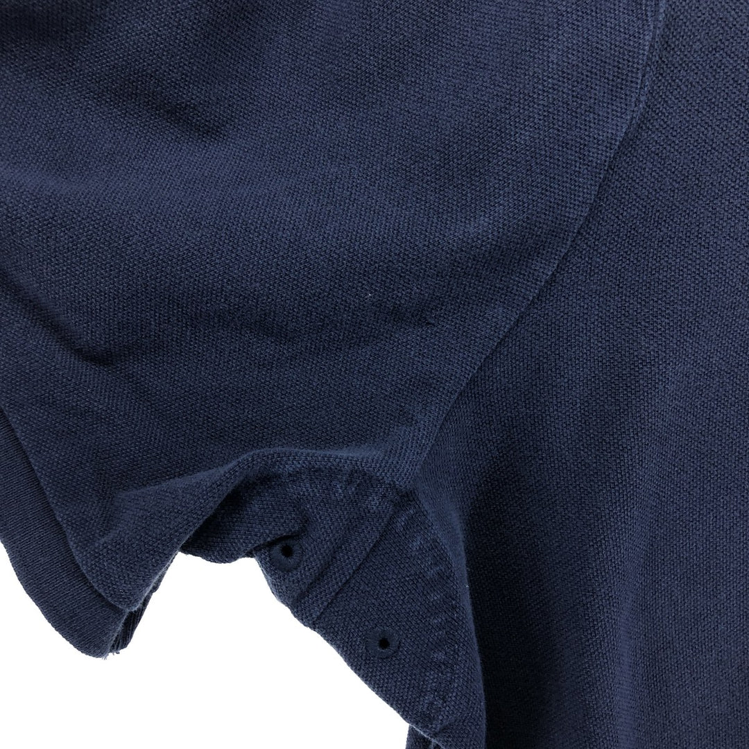Ralph Lauren POLO RALPH LAUREN CLASSIC FIT short sleeve polo shirt men's XL equivalent cotton navy blue type Vintage Second Hand