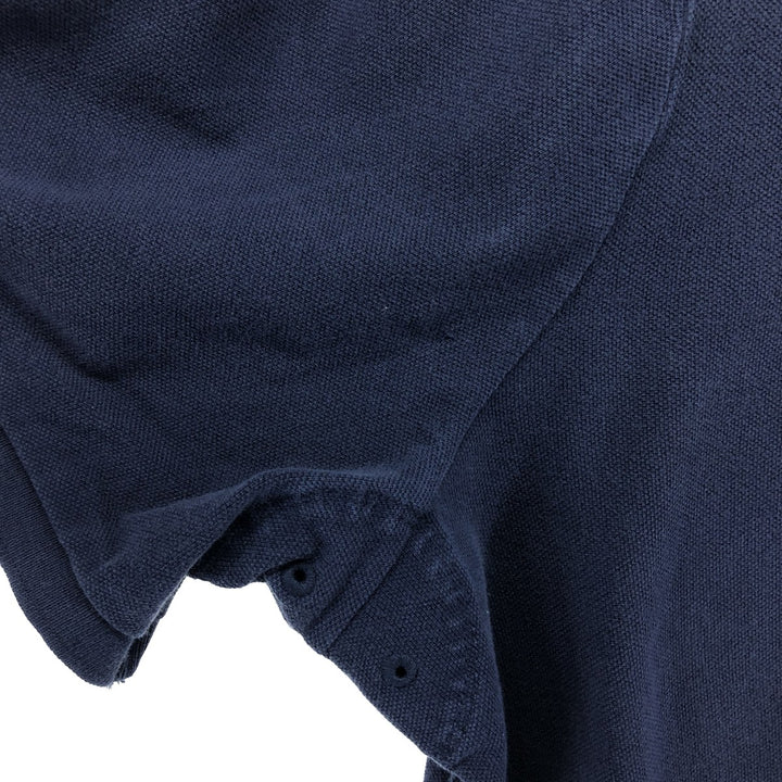 Ralph Lauren POLO RALPH LAUREN CLASSIC FIT short sleeve polo shirt men's XL equivalent cotton navy blue type Vintage Second Hand