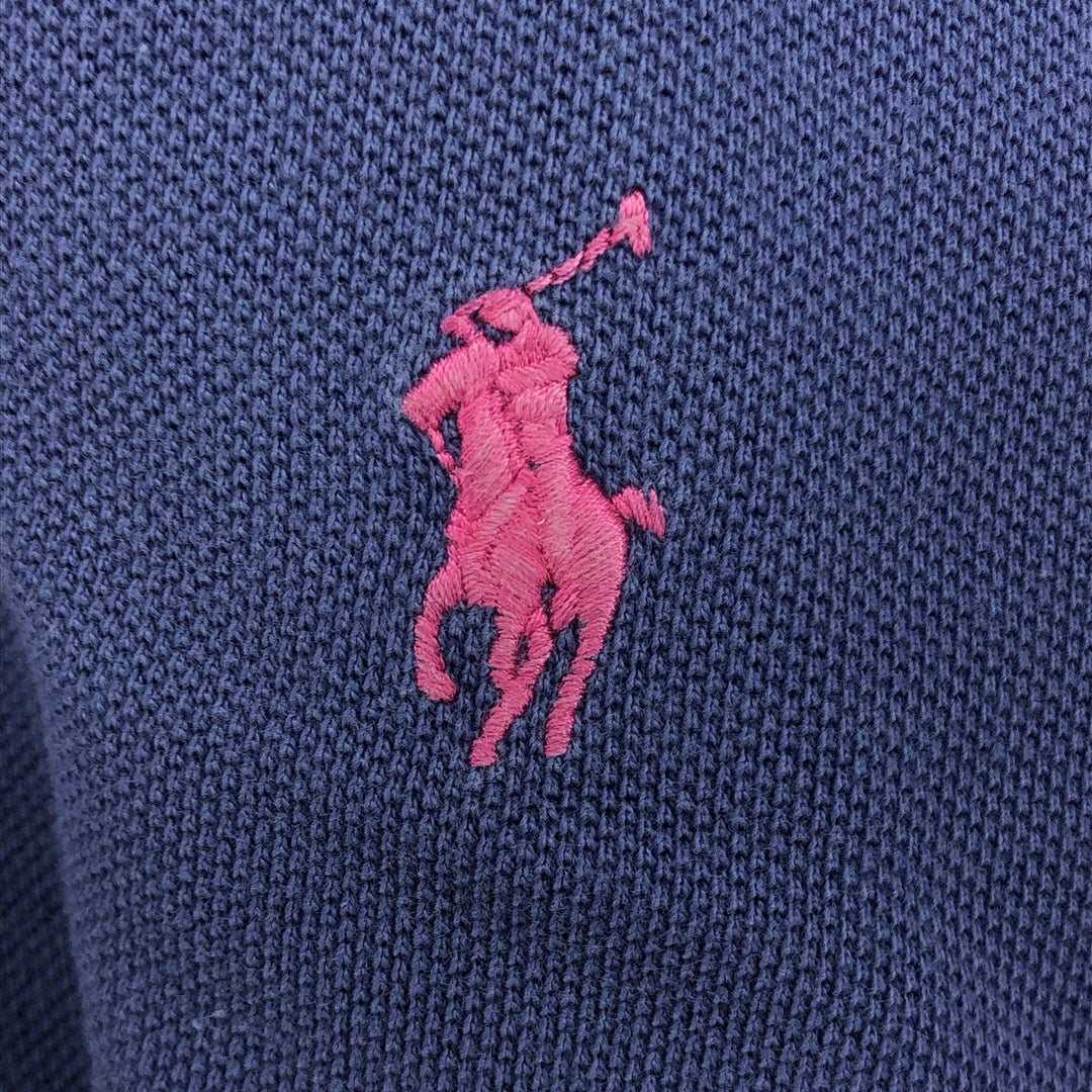 Ralph Lauren POLO by Ralph Lauren CUSTOM FIT short sleeve polo shirt, men's size L cotton Blue type light blue Vintage Second Hand