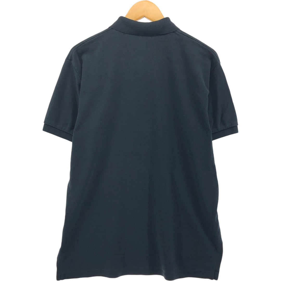 Ralph Lauren POLO by Ralph Lauren short sleeve polo shirt, men's size M cotton black type Vintage Second Hand