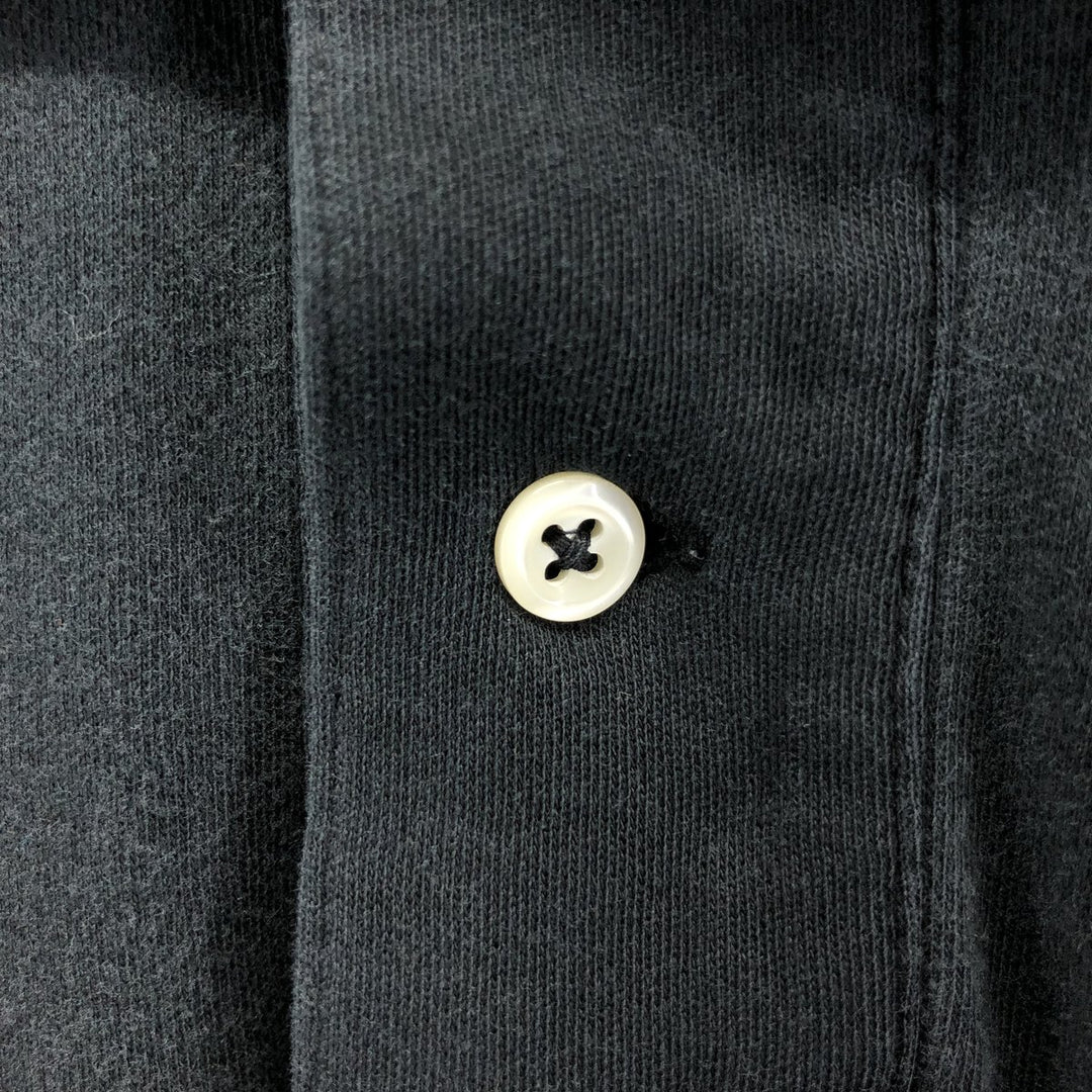 Ralph Lauren POLO by Ralph Lauren short sleeve polo shirt, men's size M cotton black type Vintage Second Hand
