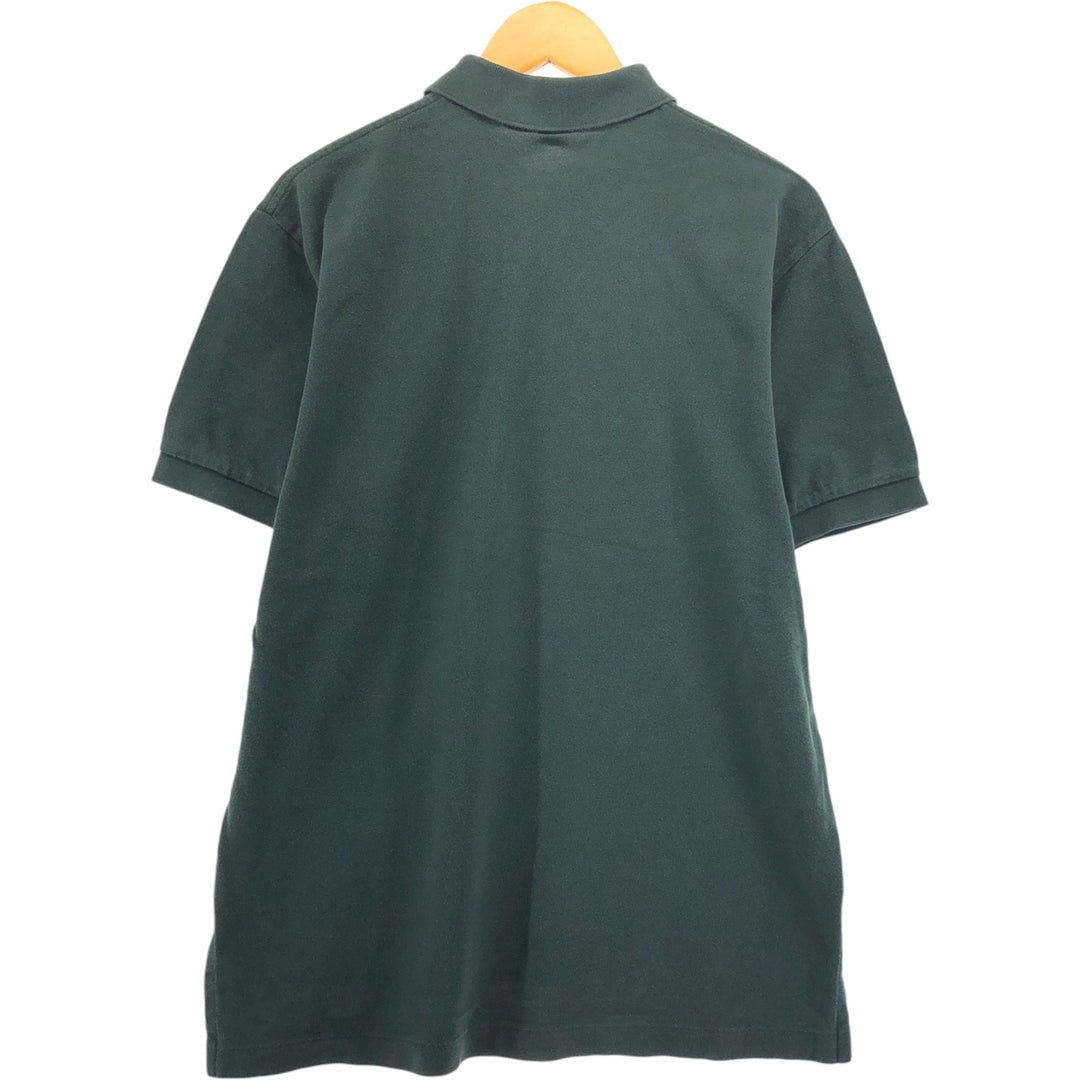 Ralph Lauren POLO by Ralph Lauren short sleeve polo shirt, men's size L cotton Khaki type Vintage Second Hand