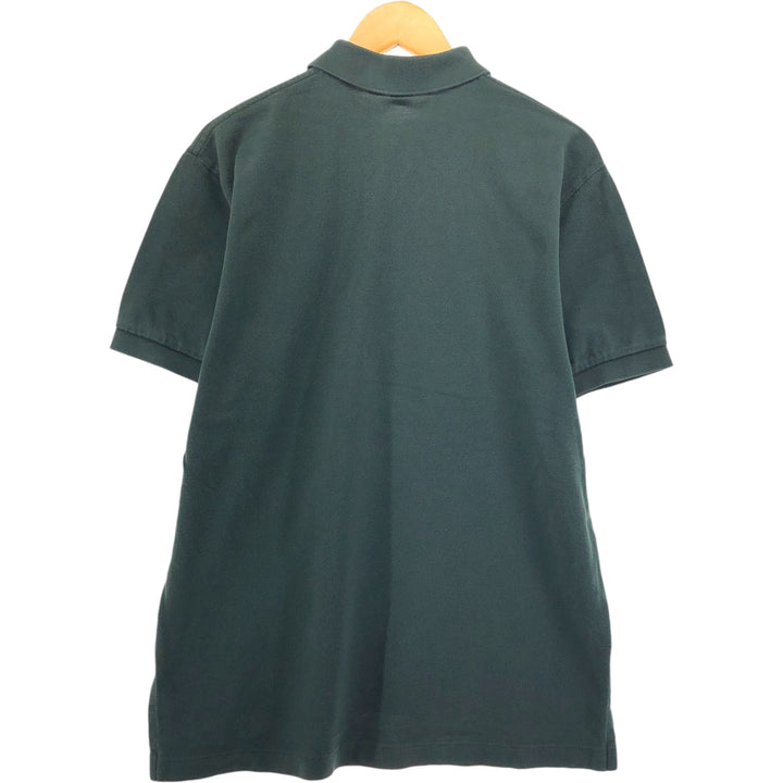Ralph Lauren POLO by Ralph Lauren short sleeve polo shirt, men's size L cotton Khaki type Vintage Second Hand