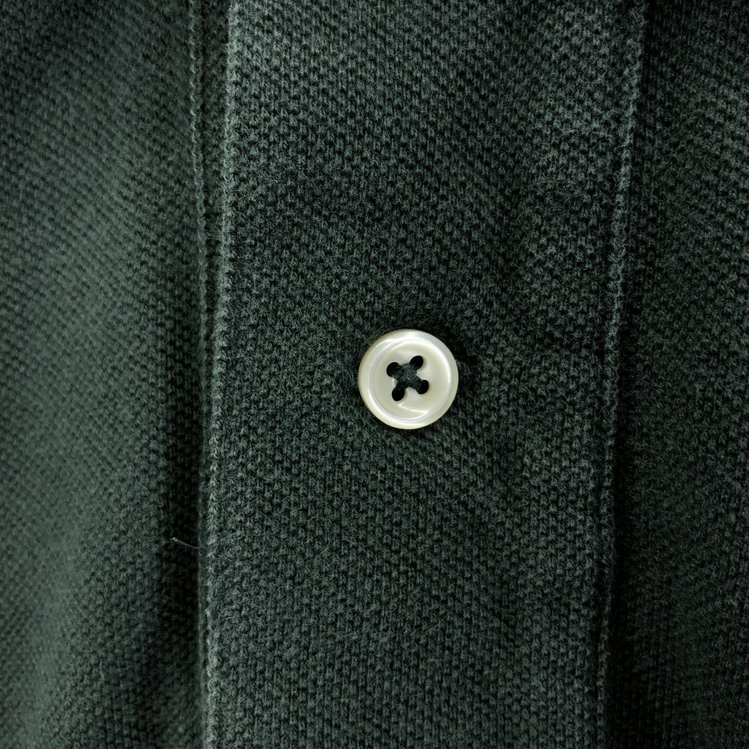 Ralph Lauren POLO by Ralph Lauren short sleeve polo shirt, men's size L cotton Khaki type Vintage Second Hand