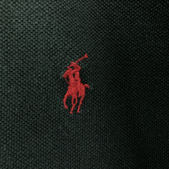 Ralph Lauren POLO by Ralph Lauren short sleeve polo shirt, men's size L cotton Khaki type Vintage Second Hand