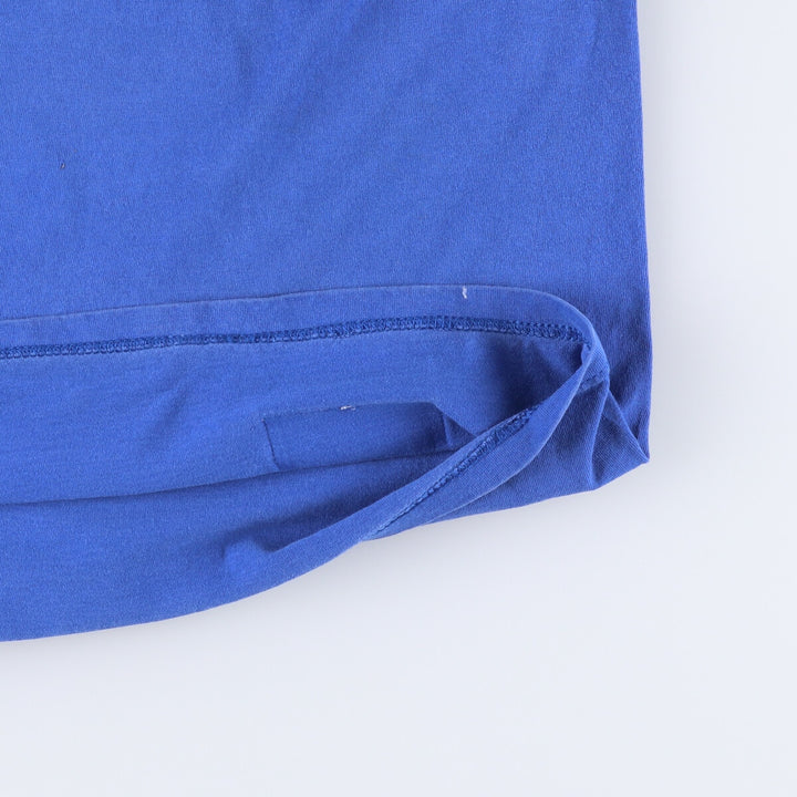90'S Russell Football T-shirt, Made in USA, Men's XL, Vintage cotton blue type Vintage Second Hand