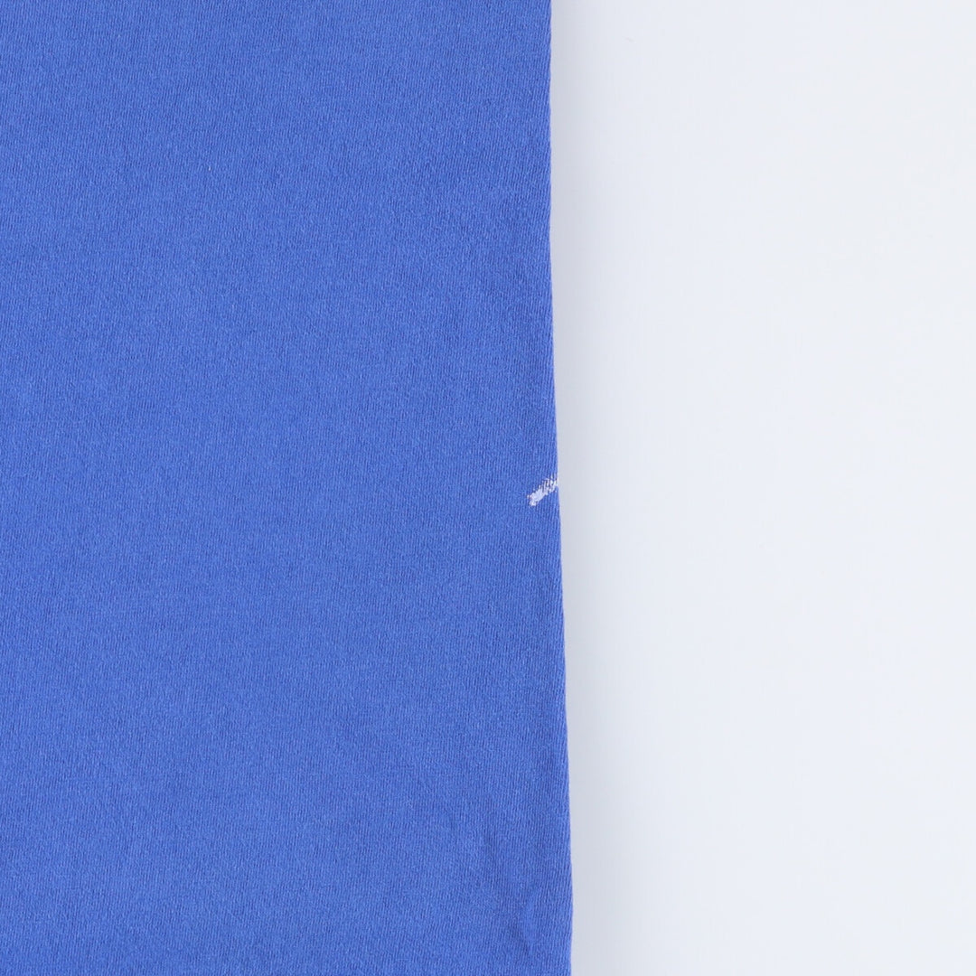 90'S Russell Football T-shirt, Made in USA, Men's XL, Vintage cotton blue type Vintage Second Hand