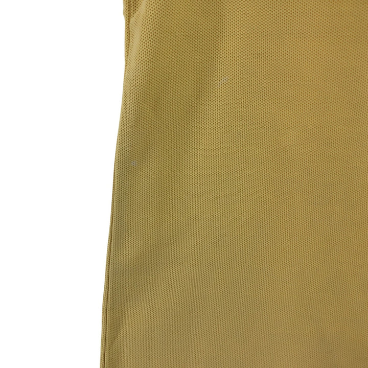 Yves Saint Laurent diffusion hommes short sleeve polo shirt men's M size cotton yellow type Vintage Second Hand