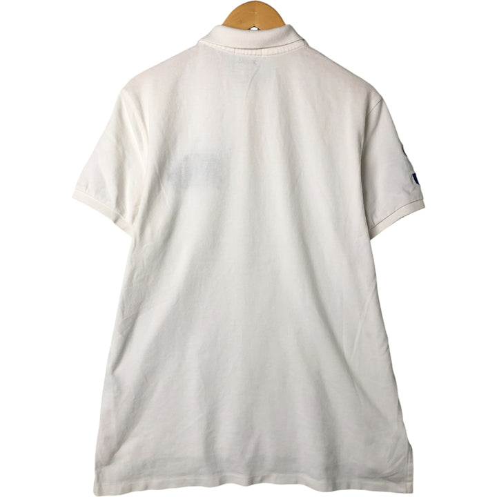 Ralph Lauren POLO RALPH LAUREN CUSTOM FIT short sleeve polo shirt men's XL equivalent cotton white type Vintage Second Hand