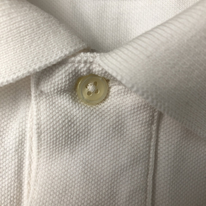 Ralph Lauren POLO RALPH LAUREN CUSTOM FIT short sleeve polo shirt men's XL equivalent cotton white type Vintage Second Hand