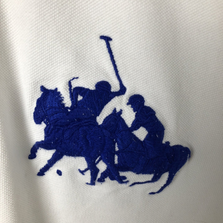Ralph Lauren POLO RALPH LAUREN CUSTOM FIT short sleeve polo shirt men's XL equivalent cotton white type Vintage Second Hand