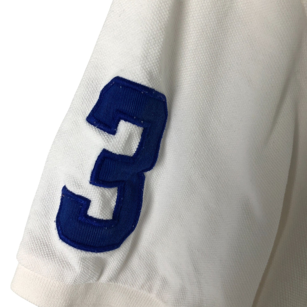 Ralph Lauren POLO RALPH LAUREN CUSTOM FIT short sleeve polo shirt men's XL equivalent cotton white type Vintage Second Hand