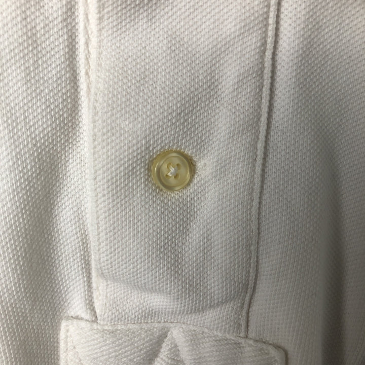 Ralph Lauren POLO RALPH LAUREN CUSTOM FIT short sleeve polo shirt men's XL equivalent cotton white type Vintage Second Hand
