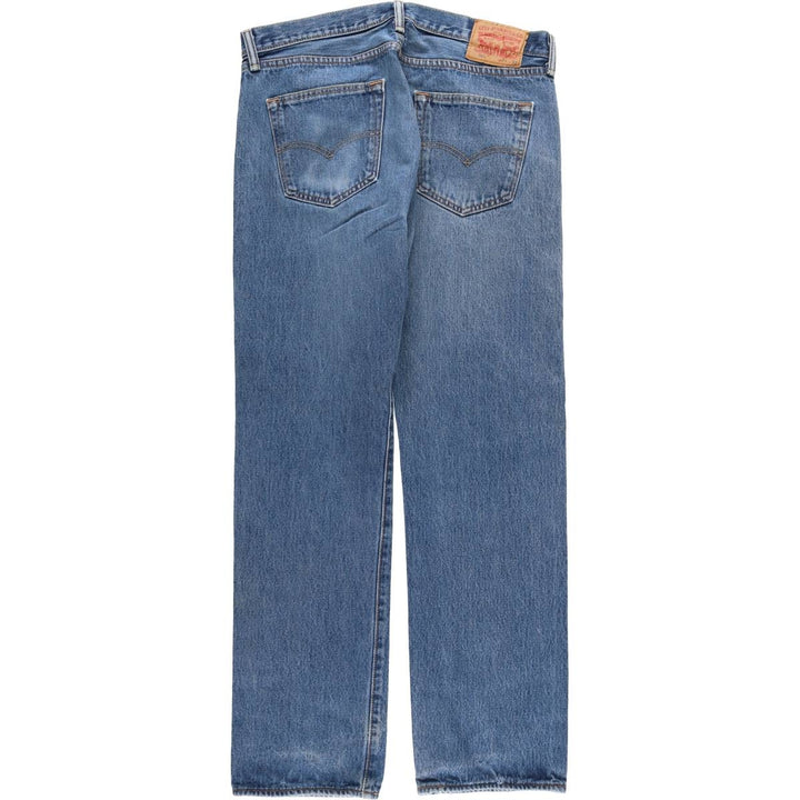 Levi's 501 straight denim pants for men, size W35 cotton blue type Vintage Second Hand