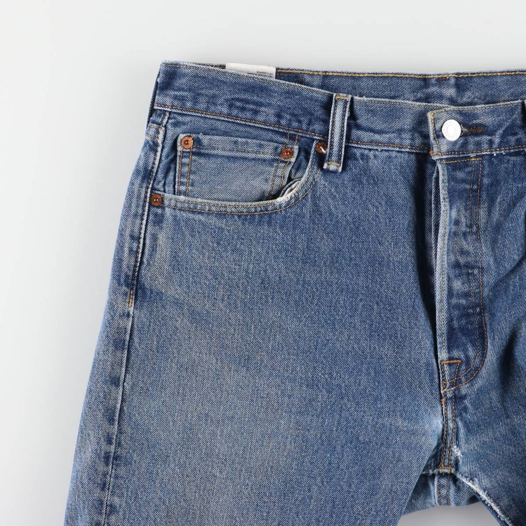 Levi's 501 straight denim pants for men, size W35 cotton blue type Vintage Second Hand