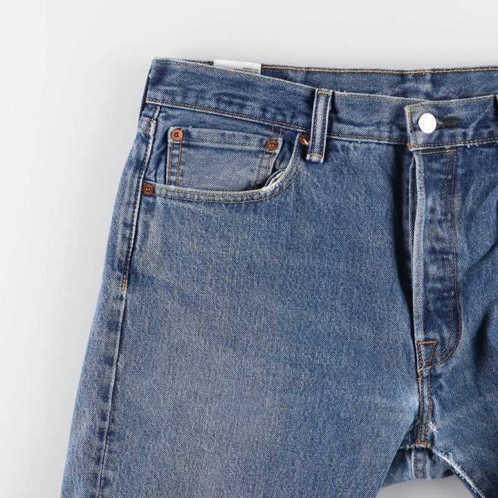 Levi's 501 straight denim pants for men, size W35 cotton blue type Vintage Second Hand