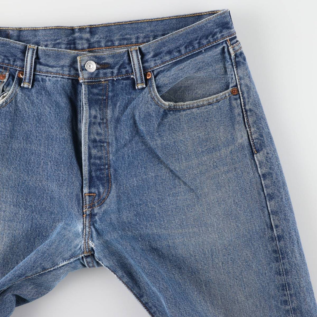 Levi's 501 straight denim pants for men, size W35 cotton blue type Vintage Second Hand