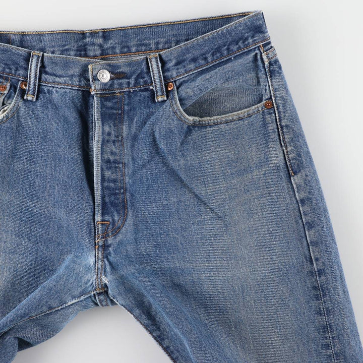 Levi's 501 straight denim pants for men, size W35 cotton blue type Vintage Second Hand