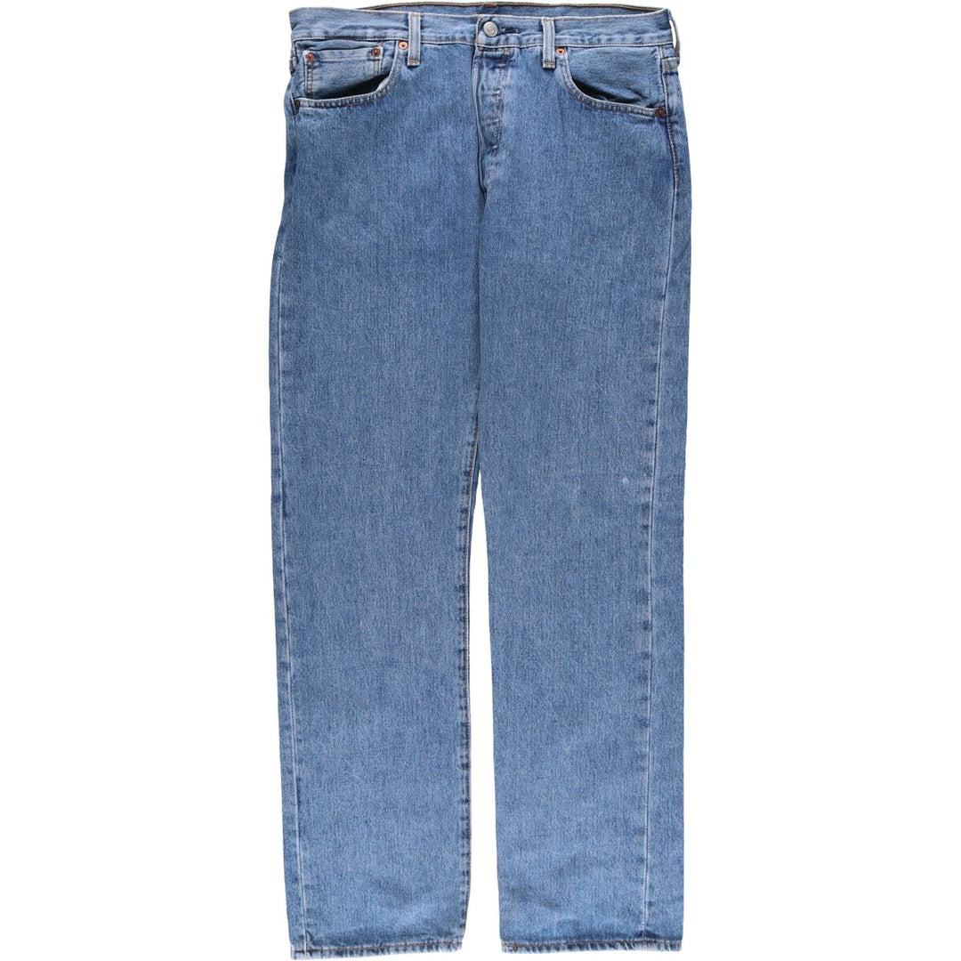 Levi's 501 straight denim pants for men, size W34 cotton blue type Vintage Second Hand