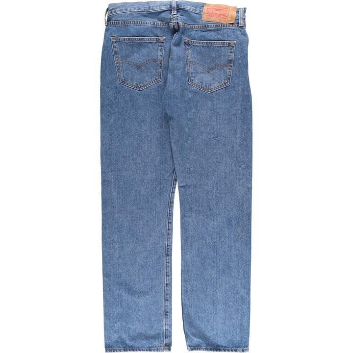 Levi's 501 straight denim pants for men, size W34 cotton blue type Vintage Second Hand