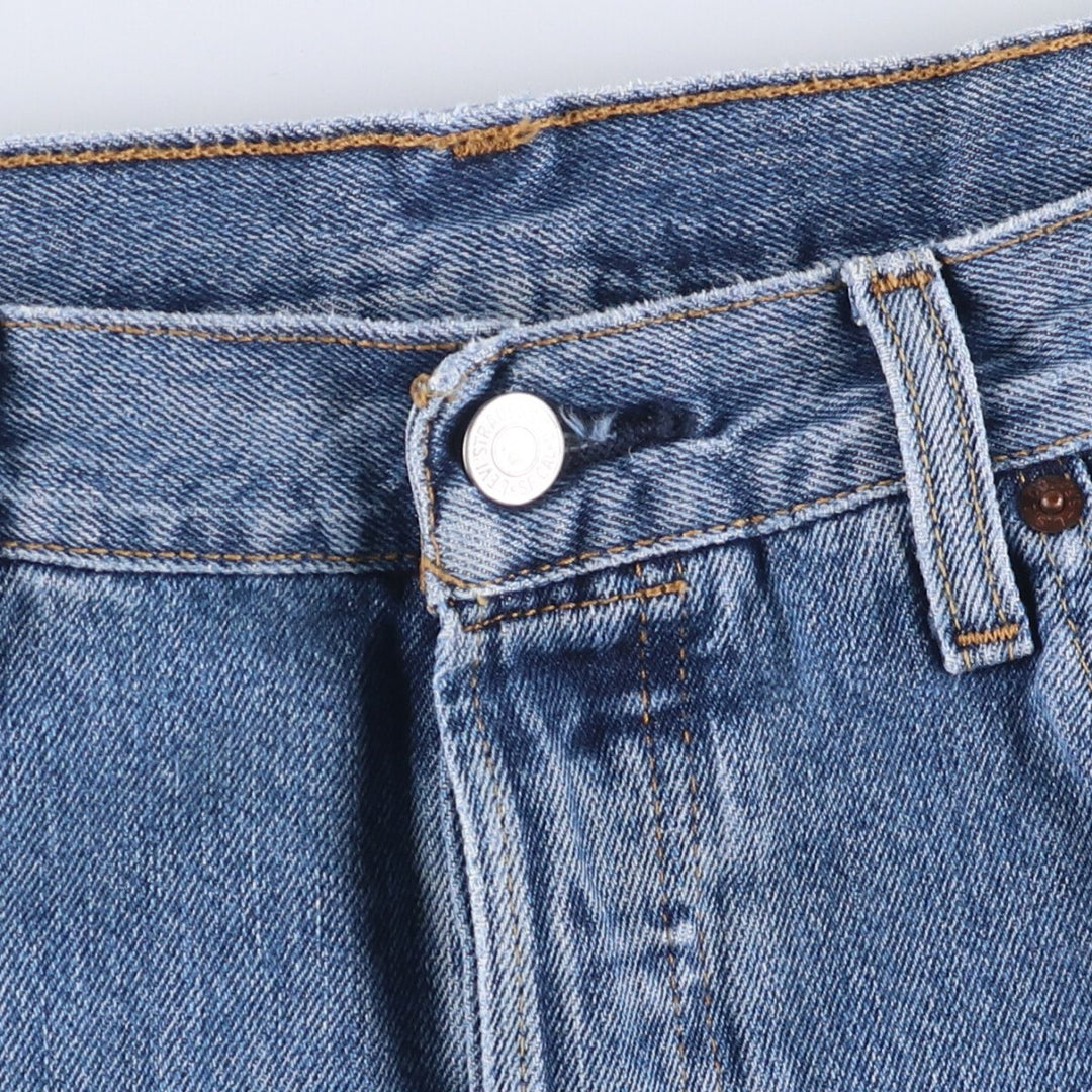 Levi's 501 straight denim pants for men, size W34 cotton blue type Vintage Second Hand