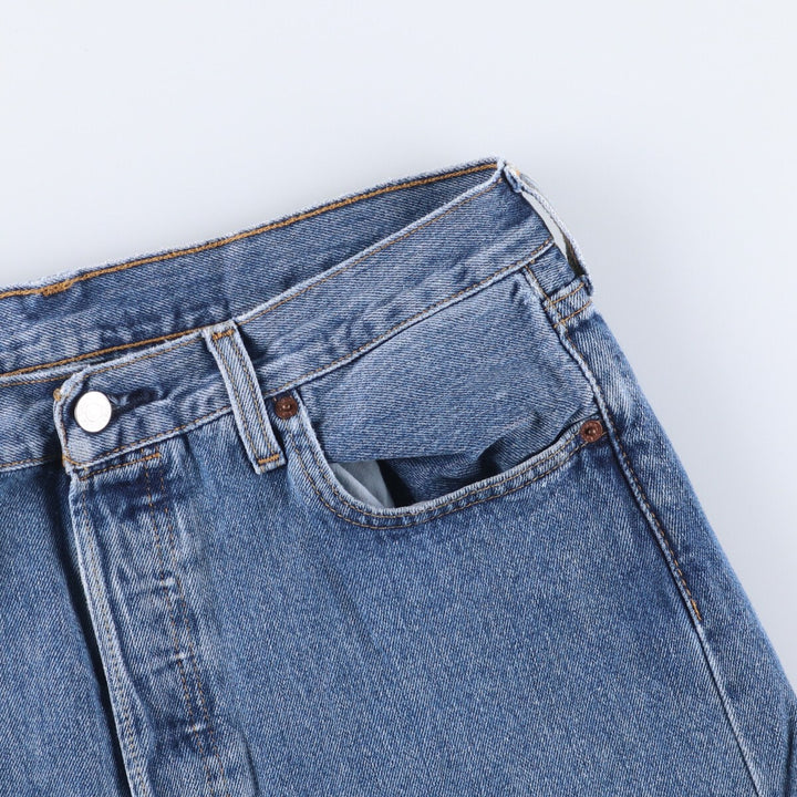 Levi's 501 straight denim pants for men, size W34 cotton blue type Vintage Second Hand