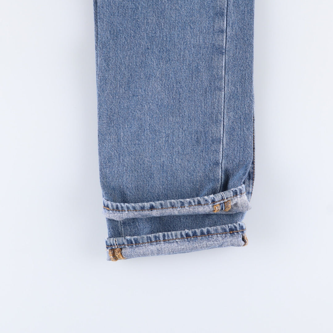 Levi's 501 straight denim pants for men, size W34 cotton blue type Vintage Second Hand