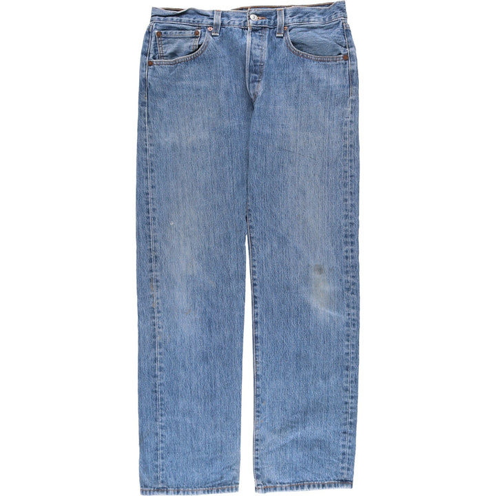 Levi's 501 straight denim pants for men, size W33 cotton blue type Vintage Second Hand