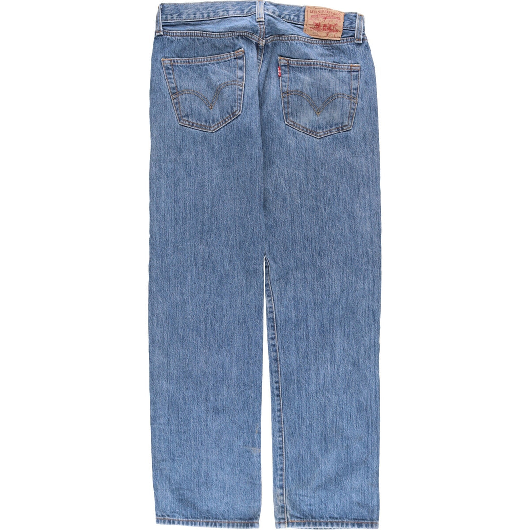 Levi's 501 straight denim pants for men, size W33 cotton blue type Vintage Second Hand