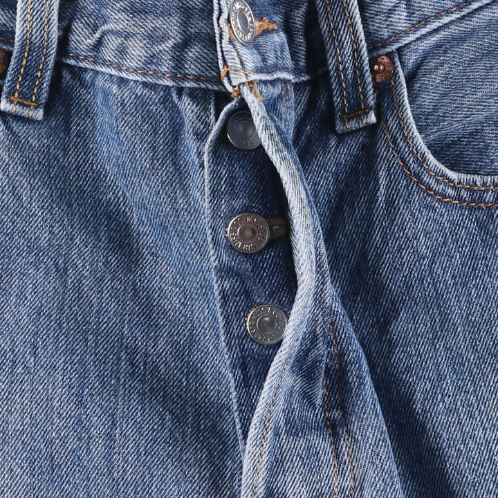 Levi's 501 straight denim pants for men, size W33 cotton blue type Vintage Second Hand
