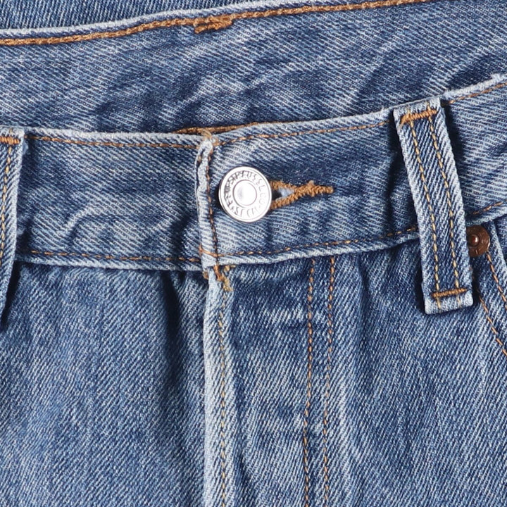 Levi's 501 straight denim pants for men, size W33 cotton blue type Vintage Second Hand