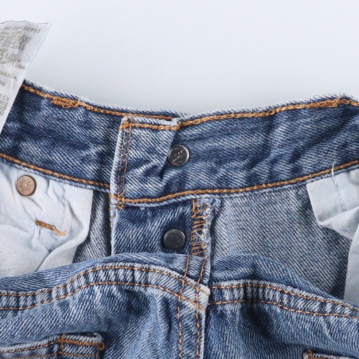 Levi's 501 straight denim pants for men, size W33 cotton blue type Vintage Second Hand