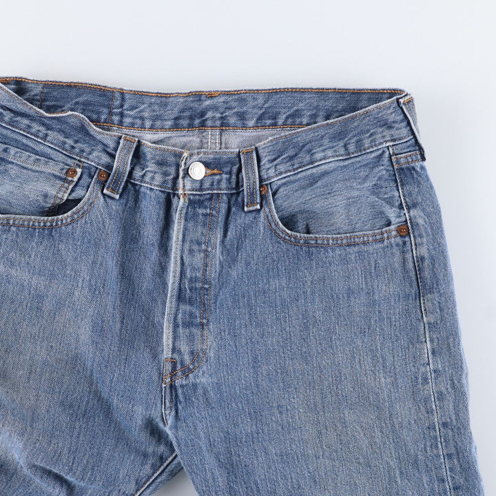 Levi's 501 straight denim pants for men, size W33 cotton blue type Vintage Second Hand