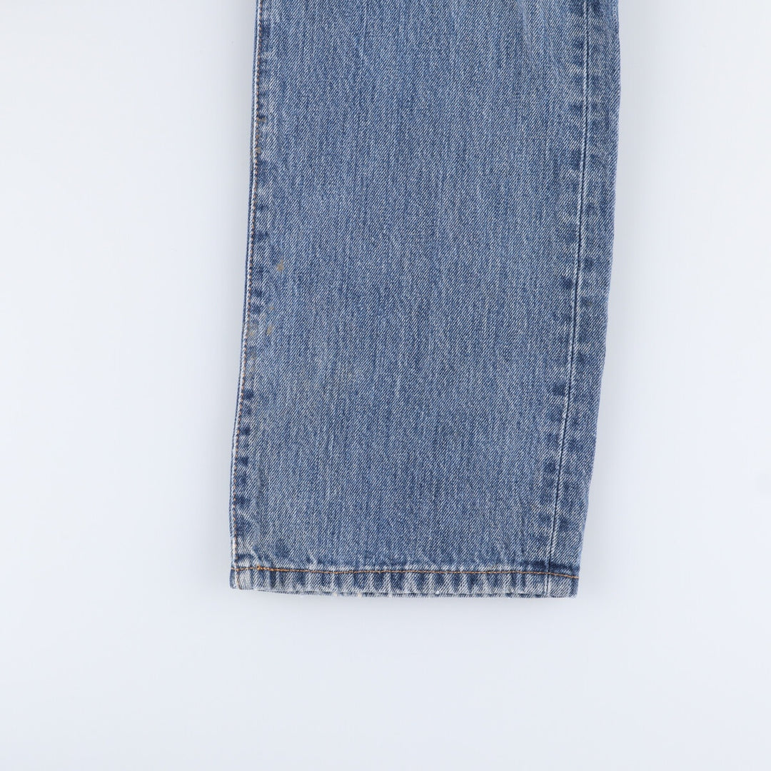 Levi's 501 straight denim pants for men, size W33 cotton blue type Vintage Second Hand