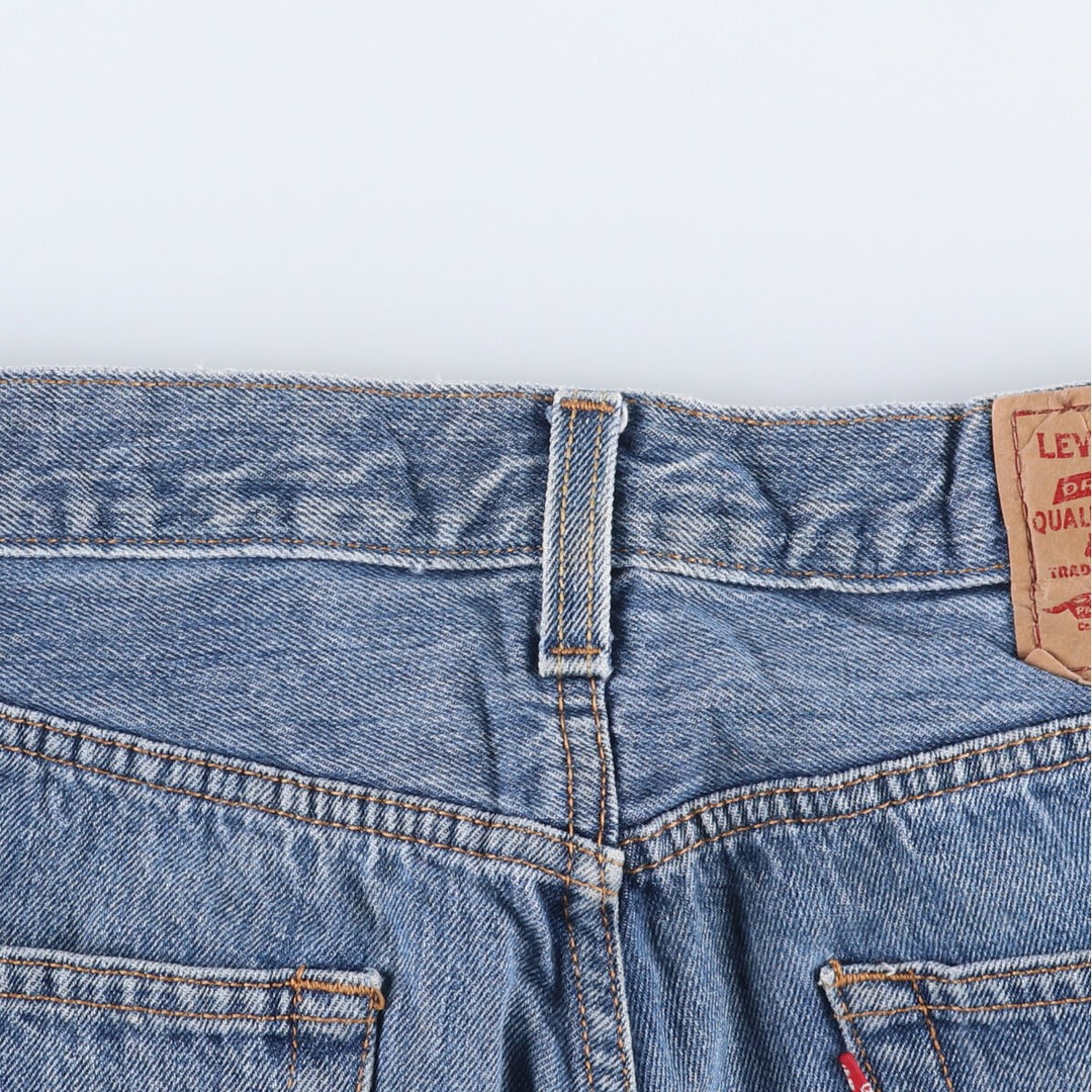 Levi's 501 straight denim pants for men, size W33 cotton blue type Vintage Second Hand