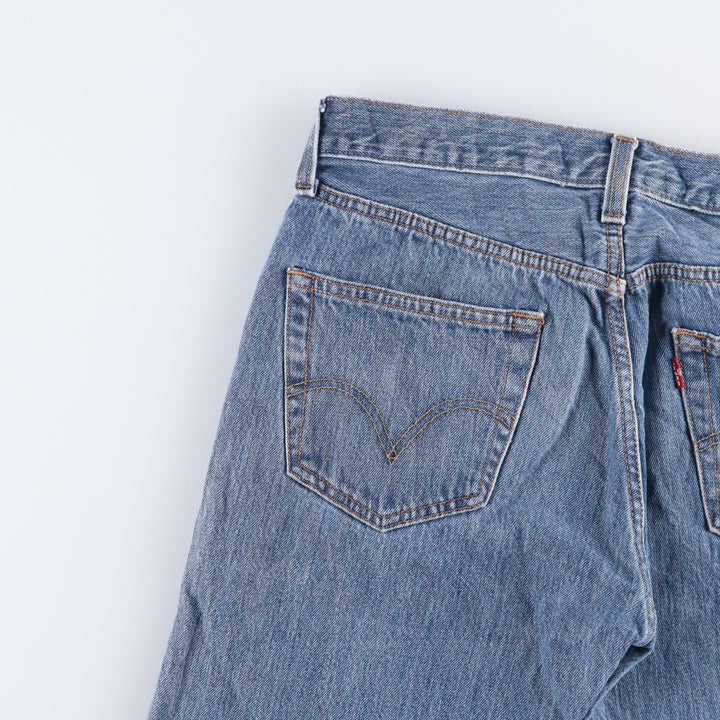 Levi's 501 straight denim pants for men, size W33 cotton blue type Vintage Second Hand