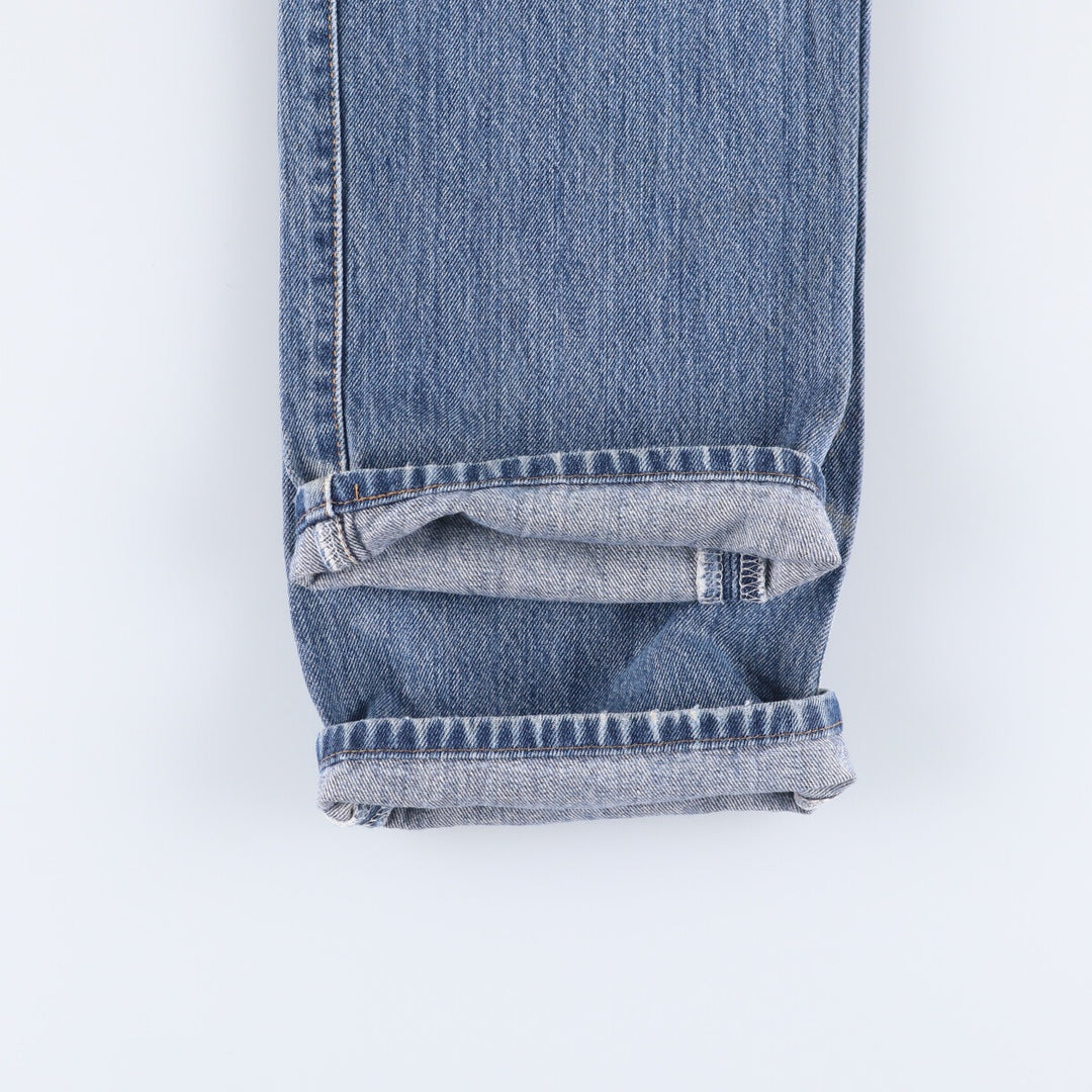 Levi's 501 straight denim pants for men, size W33 cotton blue type Vintage Second Hand