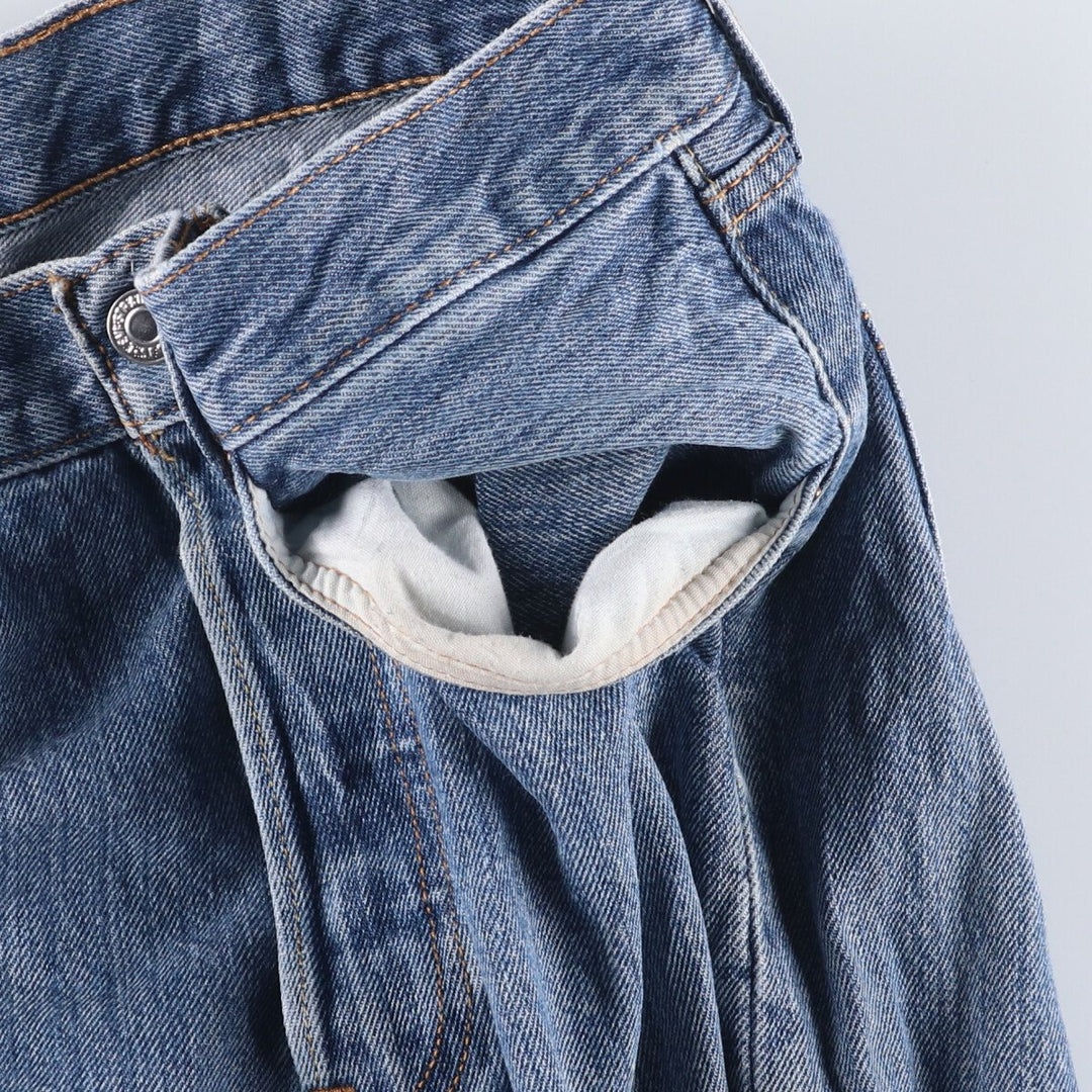 Levi's 501 straight denim pants for men, size W33 cotton blue type Vintage Second Hand