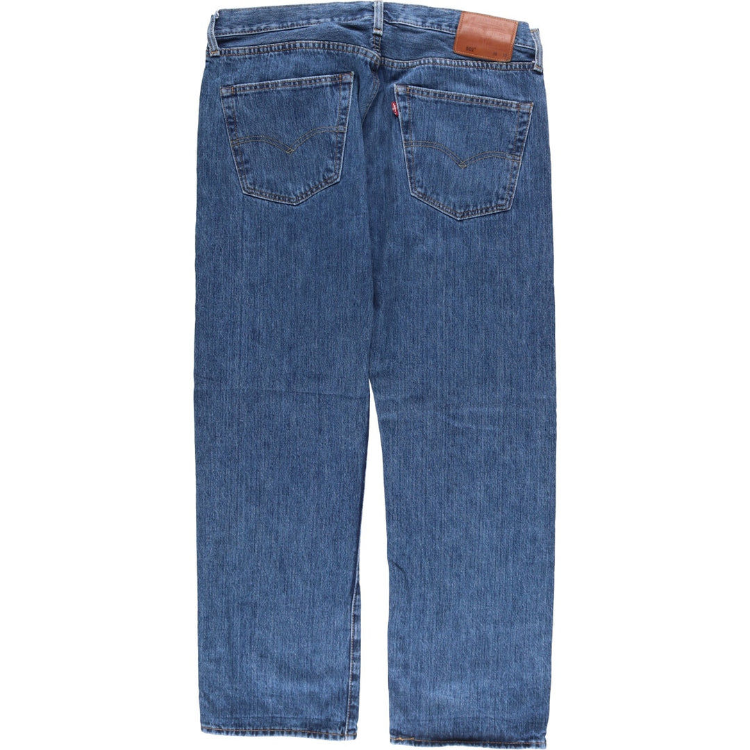 Levi's 501 LEVI'S PREMIUM straight denim pants for men, size w37 cotton blue type Vintage Second Hand