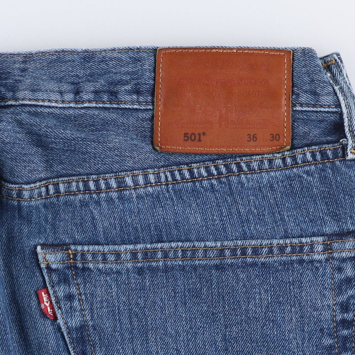 Levi's 501 LEVI'S PREMIUM straight denim pants for men, size w37 cotton blue type Vintage Second Hand