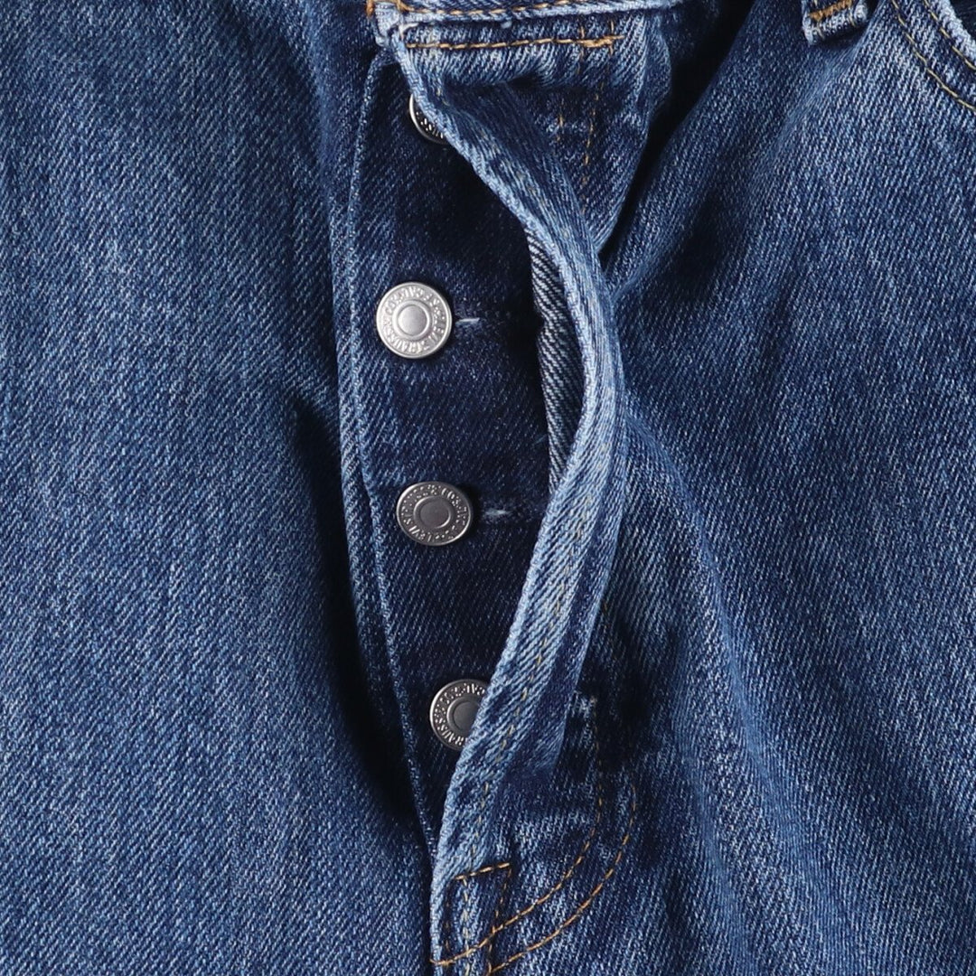 Levi's 501 LEVI'S PREMIUM straight denim pants for men, size w37 cotton blue type Vintage Second Hand