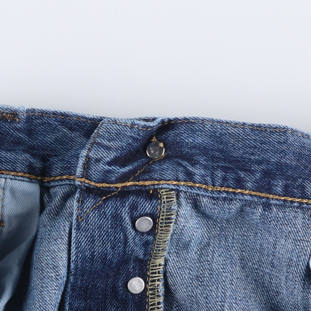 Levi's 501 LEVI'S PREMIUM straight denim pants for men, size w37 cotton blue type Vintage Second Hand