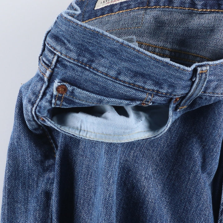 Levi's 501 LEVI'S PREMIUM straight denim pants for men, size w37 cotton blue type Vintage Second Hand