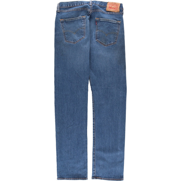 Levi's 501 straight denim pants for men, size W32 cotton blue type Vintage Second Hand