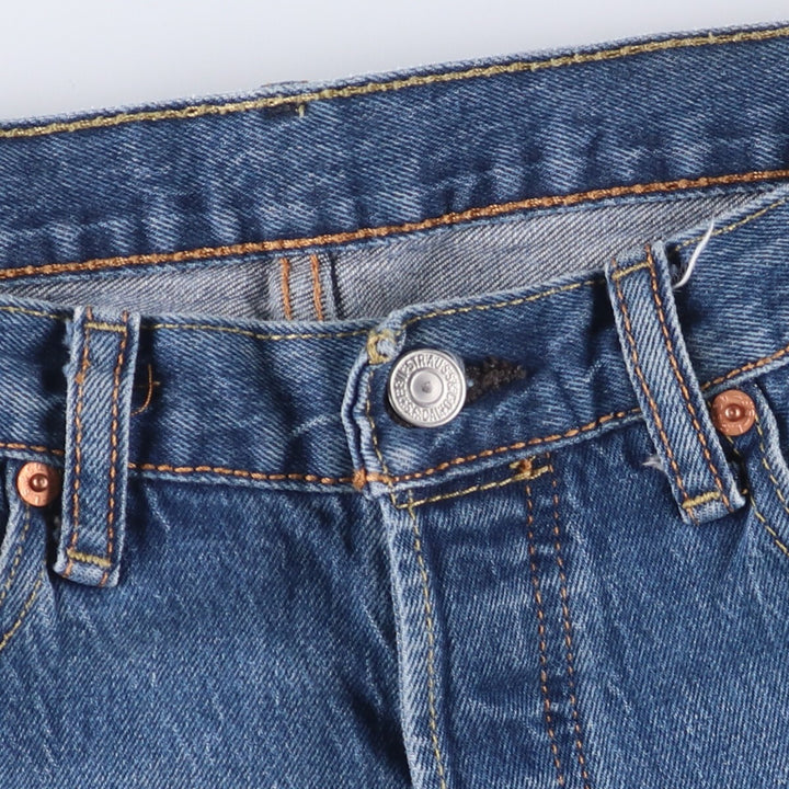 Levi's 501 straight denim pants for men, size W32 cotton blue type Vintage Second Hand