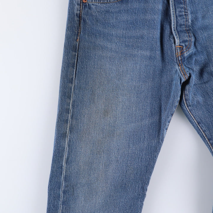 Levi's 501 straight denim pants for men, size W32 cotton blue type Vintage Second Hand