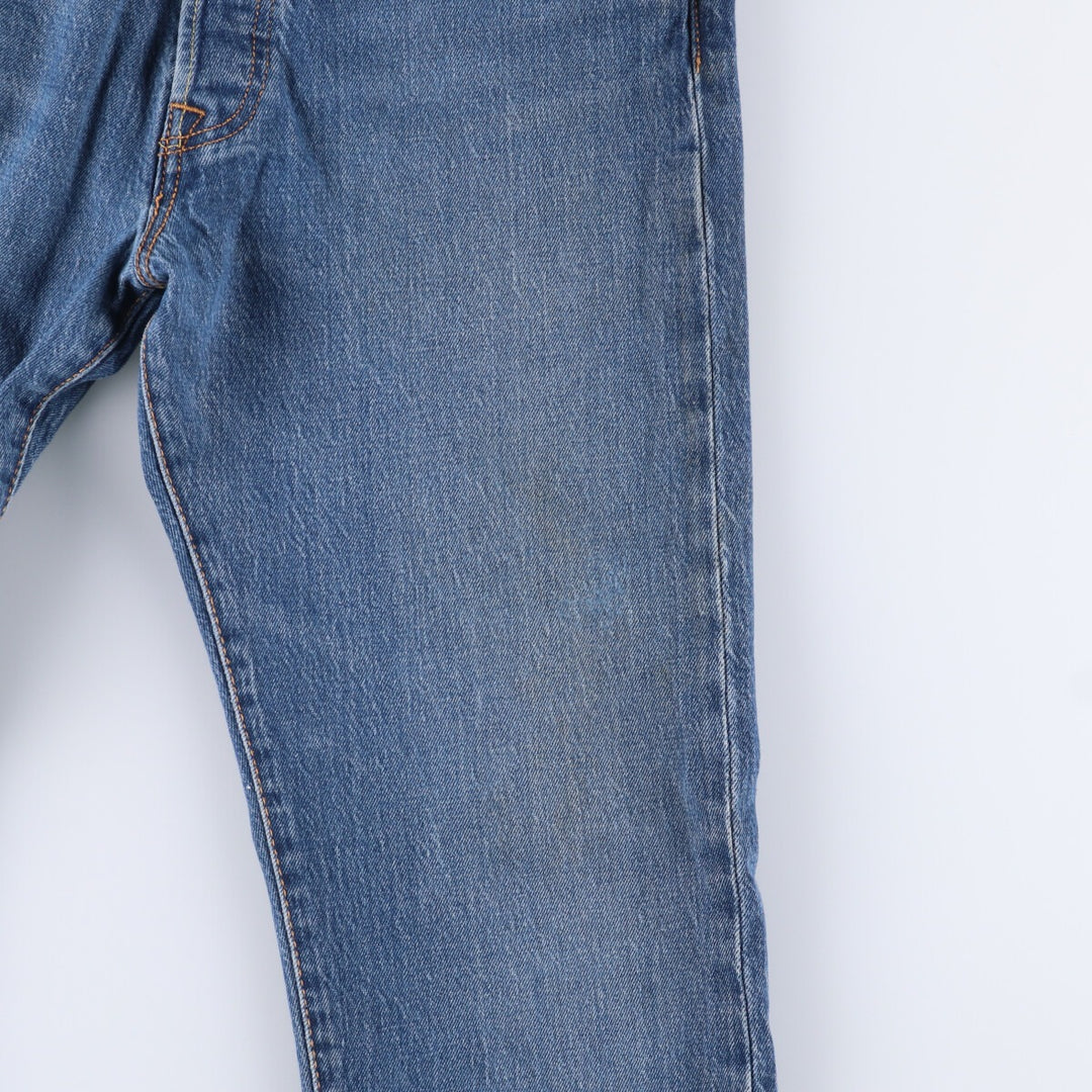 Levi's 501 straight denim pants for men, size W32 cotton blue type Vintage Second Hand