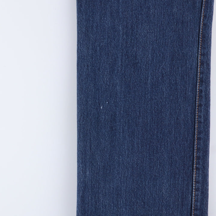 Dark navy blue Levi's 501 straight denim pants for men, equivalent to w36 cotton blue type Vintage Second Hand