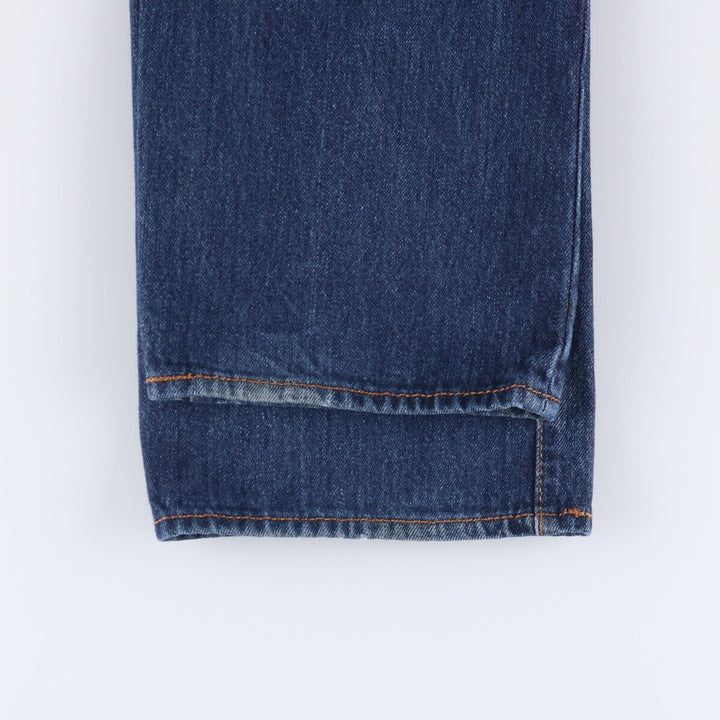 Dark navy blue Levi's 501 straight denim pants for men, equivalent to w36 cotton blue type Vintage Second Hand