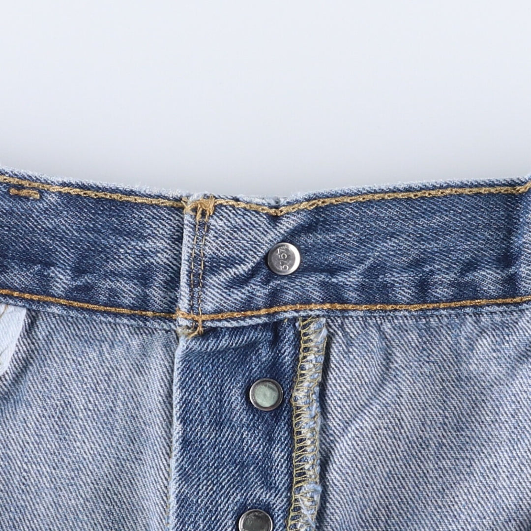 Levi's 501 straight denim pants for men, size W36 cotton blue type Vintage Second Hand